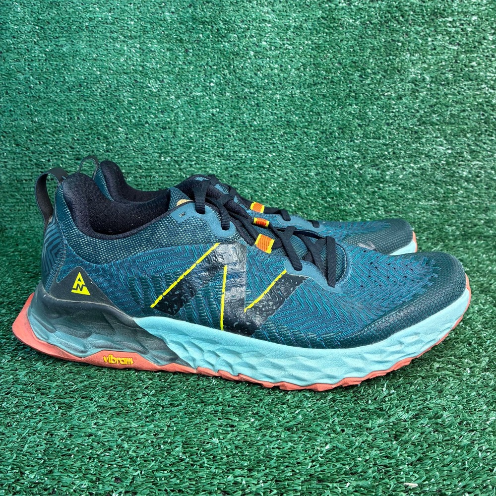 New Balance Fresh Foam Hierro v6 Vibram Trail Running Teal Orange Mens Size 12.5
